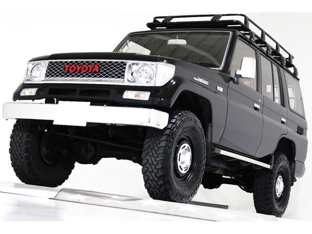 ランドクルーザープラド(トヨタ) 2.4 SX ディーゼル 4WD　リフトアップ ナローボディ 新品タイベル交換 APJ製リアラダー 中古車画像