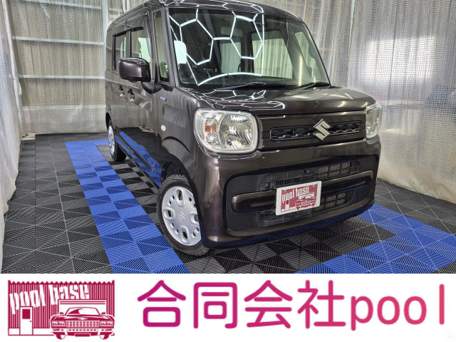 スペーシア(スズキ) ハイブリッド(HYBRID) G 4WD　ハイブリッドG 全周囲カメラ 両側スライドドア ナビ クリアランスソナー 中古車画像