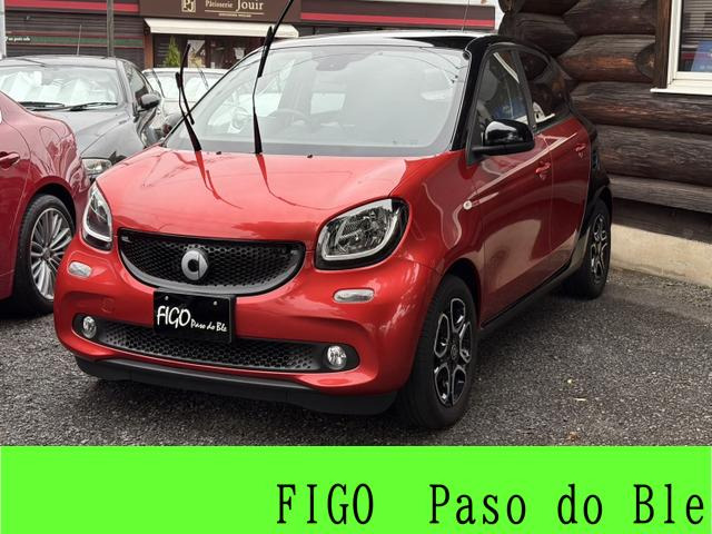 スマートフォーフォー(スマート) プライム ツイナミック　黒本革シート ヒーター ガラスルーフ 中古車画像