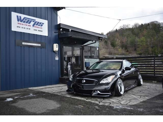 スカイラインクーペ(日産) 3.7 370GT タイプS　6MT 326車高調 WORK 黒内装 中古車画像