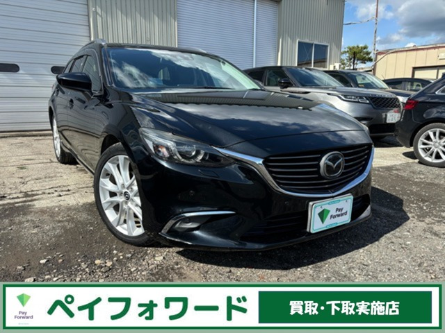 アテンザワゴン(マツダ) 2.2 XD Lパッケージ 4WD　黒革 後期型 LEDライト 純正19インチAW 中古車画像