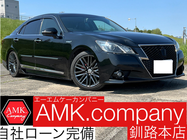 クラウンアスリート(トヨタ) ハイブリッド 2.5 S Four ブラックスタイル 4WD　4WD 純正HDDナビ バックカメラ C 中古車画像