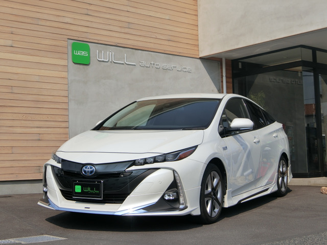 プリウスPHV(トヨタ) 1.8 A プレミアム　モデリスタエアロ 純正11.6インチナビ 中古車画像