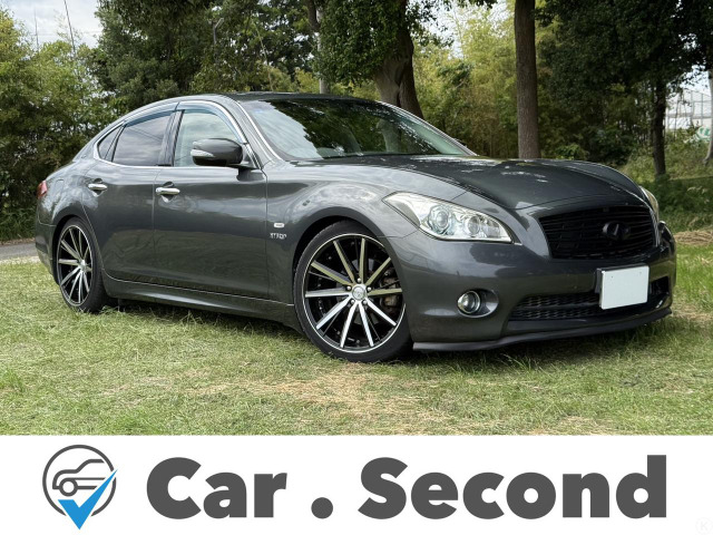フーガハイブリッド(日産) 3.5 VIP パッケージ　本革シート ローダウン 20インチアルミ 中古車画像