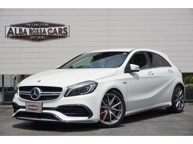 Aクラス(AMG) AMG A45 4マチック 4WD　黒革・AMGエキゾースト・ナビ・ACC・ 中古車画像
