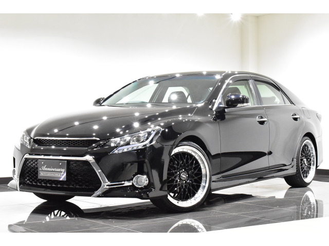 マークX(トヨタ) 2.5 250G Sパッケージ　Bluetooth/20AW/フルエアロ 中古車画像