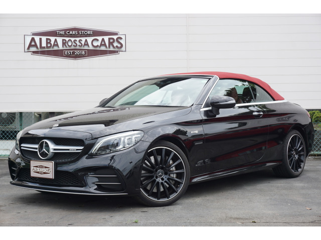Cクラスカブリオレ(メルセデス・ベンツ) AMG C43 4マチック 4WD　後期・赤革・赤幌・ブルメスターサウンド 中古車画像