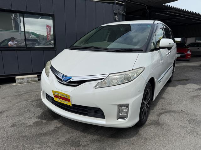 エスティマハイブリッド(トヨタ) 2.4 G 4WD　両側電動スライドドア オットマンシート 中古車画像