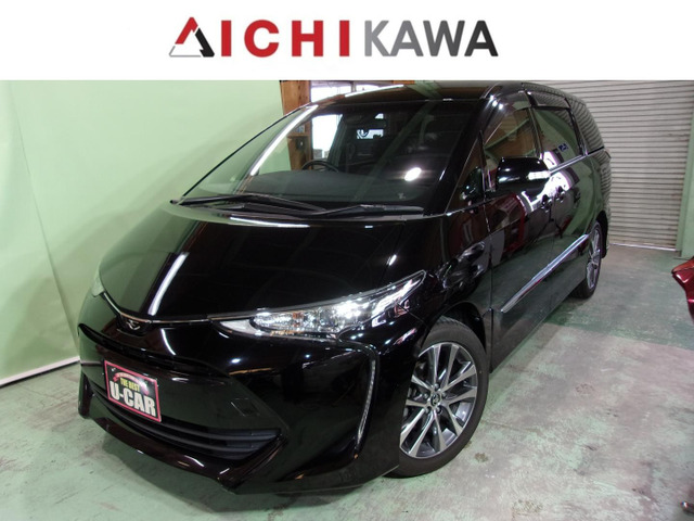 エスティマ(トヨタ) 2.4 アエラス　後期モデル/9型ナビ/8人乗/禁煙 中古車画像