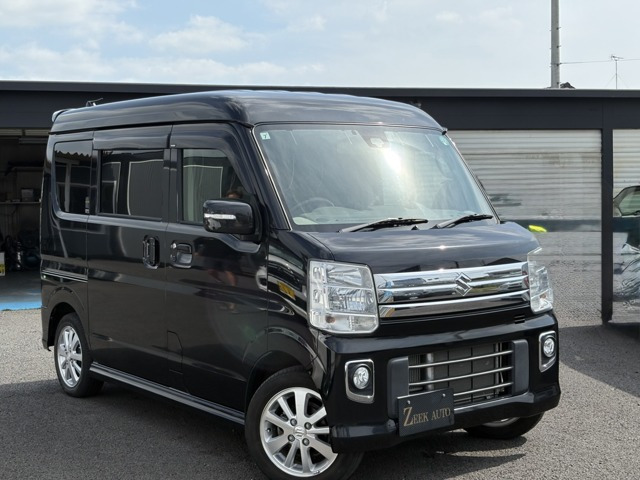 エブリイワゴン(スズキ) PZターボスペシャル ハイルーフ 4WD　ナビ フルセグTV シートカバーETC 中古車画像