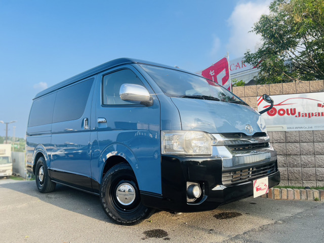 トヨタ 1/10 ハイエース ボディ ダークブルー トヨタ ハイエースバン 3.0 スーパーGL ロング ディーゼルターボ