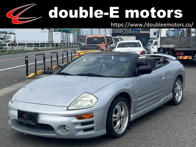 中古カー模型 三菱 Eclipse Spyder ダークブルー(左ハンドル
