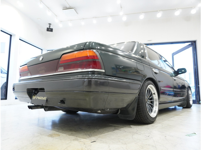 日産 ローレル メダリスト クラブSターボ 新品車高調 深リムホイール