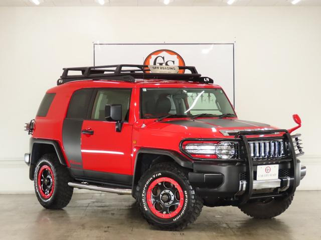 FJ クルーザー ツートンブリックレッドメタリック カラーサンプルミニカー ③ FJクルーザー✨希少カラー”ブリック”🎶2インチアップ(*ﾉωﾉ