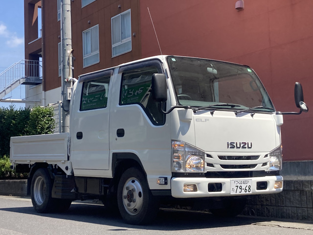 エルフ(いすゞ) 3.0 ダブルキャブ フルフラットロー ディーゼル 4WD　Wキャブ・ 4WD・オートマ2トン錆無し 中古車画像