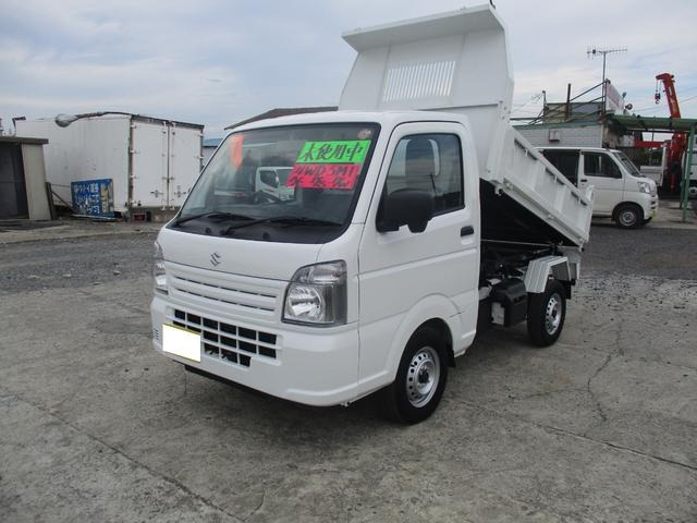 キャリイ（スズキ）頑丈ダンプ 4WD　届出済み未使用車 4WD 5速マニュアル 中古車画像
