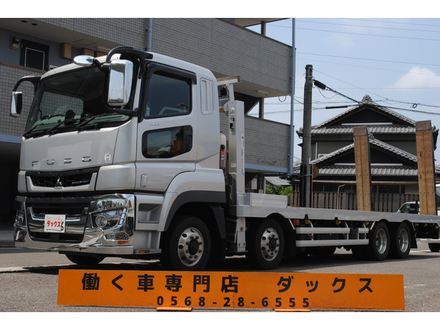 スーパーグレート(三菱) ハイジャッキ　4軸低床セルフ自動あゆみ12.8t 中古車画像