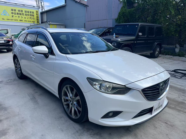 マツダ アテンザワゴン ホワイト(白)の中古車一覧｜中古車検索