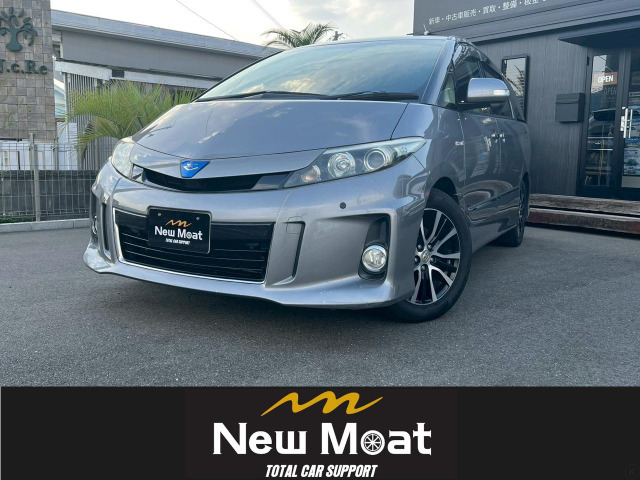 エスティマハイブリッド(トヨタ) 2.4 アエラス プレミアムエディション 4WD　ナビ!!後席フリップダウンモニター!! 中古車画像