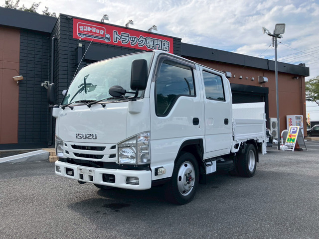 いすゞ エルフ 1.9t積・Wキャブ・4WD 451.0万円 平成30年(2018年