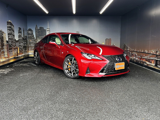 RC(レクサス) 300h Fスポーツ　禁煙車 後期型 サンルーフ 白本革 純正 中古車画像