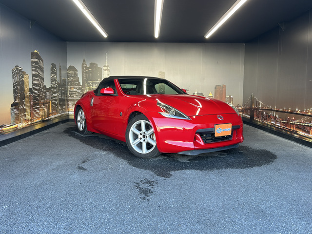 フェアレディZロードスター(日産) 3.7 バージョン T　禁煙車 純正ナビ 黒半革 パワーシート 中古車画像