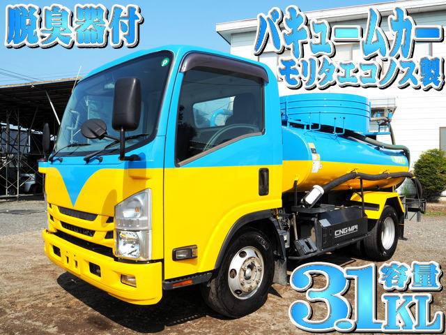 エルフ(いすゞ) モリタ製 バキュームカー 脱臭器付 中古車画像