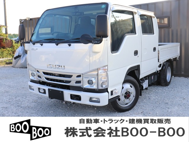 エルフ(いすゞ) 3.0 ダブルキャブ フルフラットロー ディーゼル 4WD　リアヒーター 4WD 中古車画像