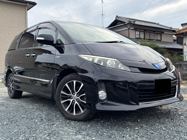 エスティマハイブリッド(トヨタ) 2.4 アエラス 4WD　アルパインナビ フリップダウンモニター 中古車画像