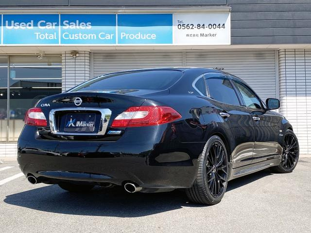 日産 シーマハイブリッド 3.5 VIP 新品20inchアルミ面一 サンルーフ