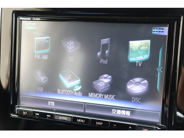 CD/DVD/フルセグTV/USB/Bluetoothオーディオも対応♪