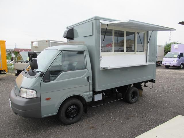 ボンゴトラック(マツダ) DX キッチンカー 移動販売車 フードトラック サイド跳ね上げ扉 換気扇 中古車画像