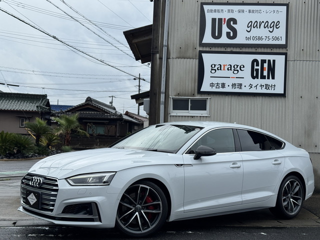 S5スポーツバック(アウディ) 3.0 4WD　赤本革シート Bang&amp;Olufsen 中古車画像