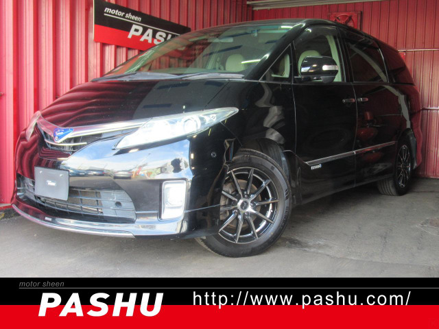 エスティマ（トヨタ）2.4 G レザーパッケージ 4WD　HDDナビ地デジTVブラックポリッシュ1 中古車画像