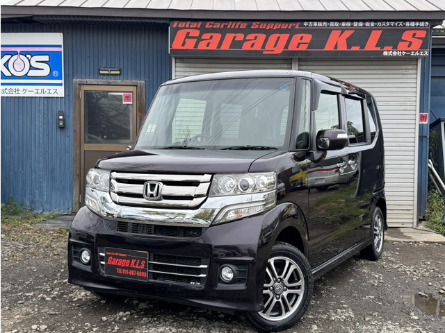 N-BOXカスタム(ホンダ) G Lパッケージ 4WD 社外ナビバックカメラSヒーターエンスタ 中古車画像