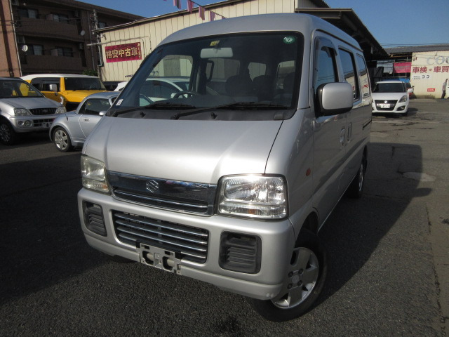 エブリイワゴン(スズキ) ジョイポップターボ ハイルーフ　二年車検整備付き支払総額39万円 中古車画像