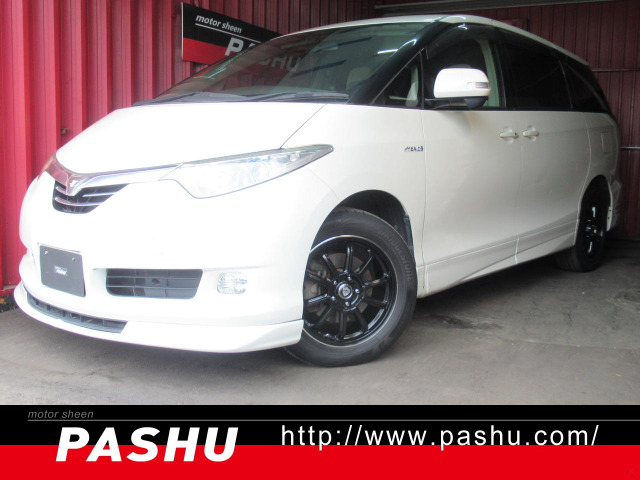 エスティマ（トヨタ）2.4 X 4WD　HDDナビ地デジTVブラックポリッシュ1 中古車画像