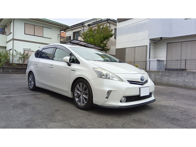 プリウスα(トヨタ) 1.8 S Lセレクション　ETC バックカメラ 後席モニター 中古車画像