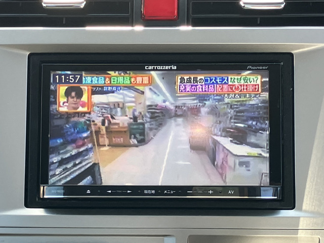 TV・Bトゥース・DVD・SDカード ※走行中視聴できます。