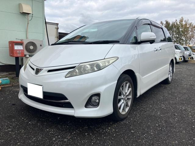 エスティマ(トヨタ) 2.4 アエラス Gエディション 4WD　2.4アエラス Gエディション 4WD 夏冬タイヤ付 ナビ テレビ 中古車画像