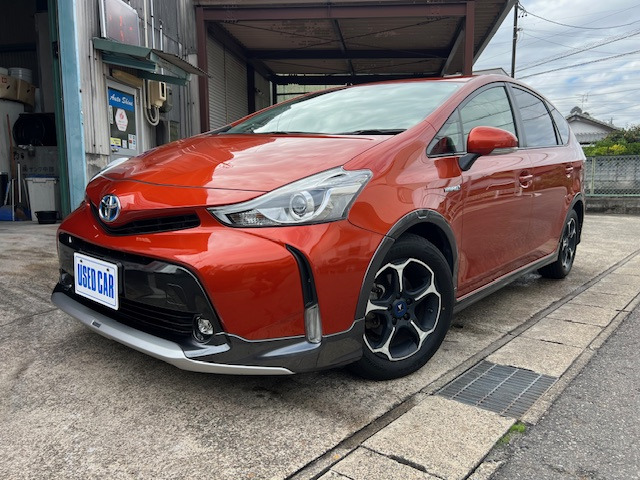 プリウスα(トヨタ) 1.8 S　モデリスタエアロ/9インチナビ/地デジ 中古車画像