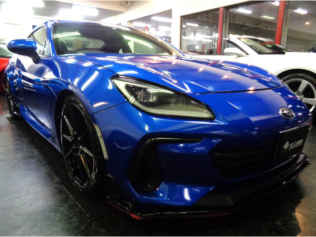 BRZタイプRWRブルーパールカラーSTIフルエアロ&FA24BOXERエンジン6MTミッション&STIマフラーTEIN車高調ナビTV他装備充実車が入庫しました