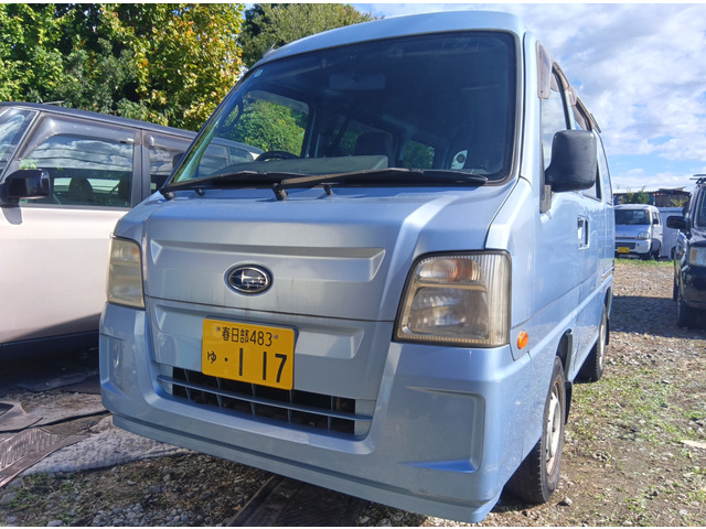 サンバー(スバル) トランスポーター タイベル交換済み ナビ&ETC付 中古車画像