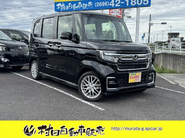 N-BOXカスタム(ホンダ) L ターボ　禁煙車 両側Pスラ LEDライト TV 中古車画像