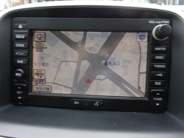 ホンダHDDナビはタッチパネル式。