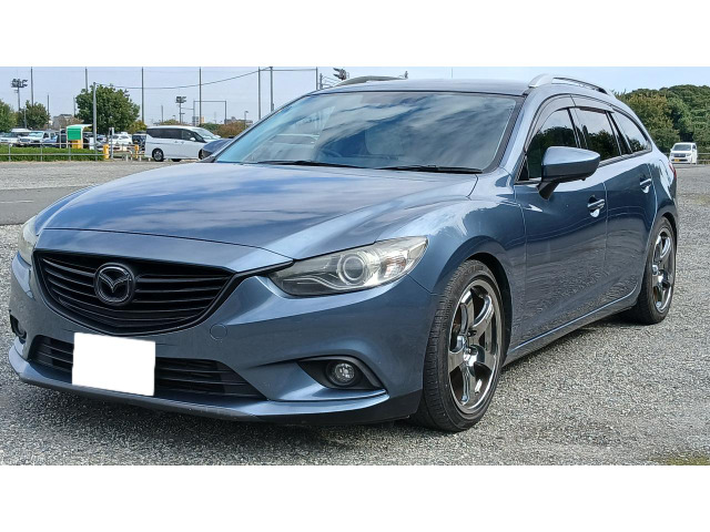 アテンザワゴン(マツダ) 2.2 XD　ローダウン 社外アルミ 白革調シート 中古車画像