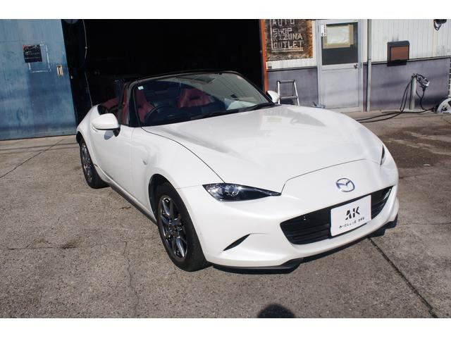 ロードスター（マツダ）1.5 100周年 特別記念車　6MT Bluetooth対応ナビ 中古車画像