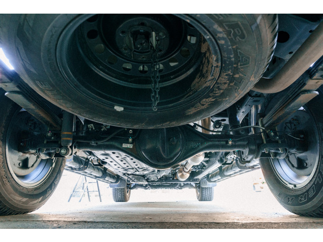 車の裏も綺麗です