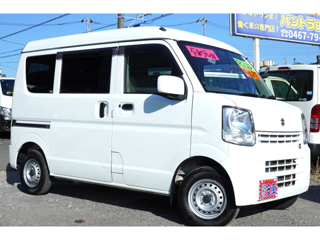 エブリイ(スズキ) PC リミテッド ハイルーフ　4速ATナビBカメラPWキ-レス電格ミラ 中古車画像