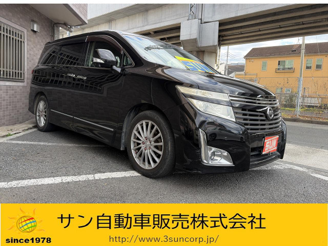 エルグランド(日産) 2.5 250ハイウェイスター　両側パワスラ 半黒革シート TVナビ 中古車画像